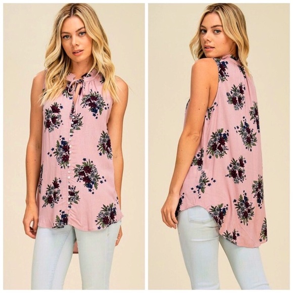 LAST 1! π Ruffle Collar Spaghetti Tie Top! - Picture 5 of 6